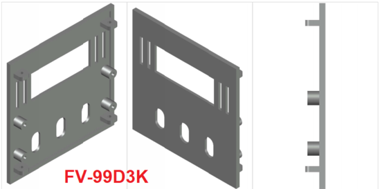 Single display + 3 keys (MOQ 300)