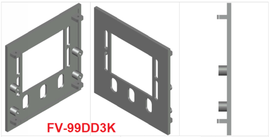 Double display + 3 keys (MOQ 300)