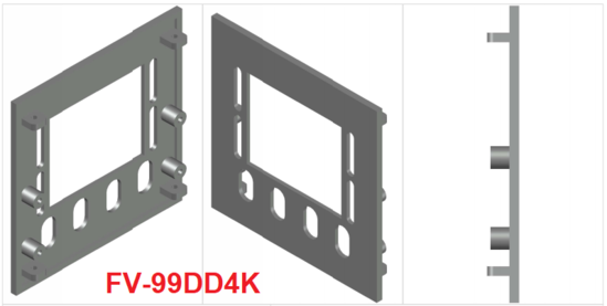Double display + 4 keys (MOQ 300)